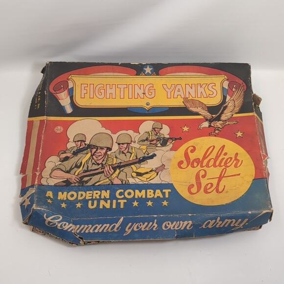 Rare MARX Fighting Yanks Soldier Set Modern Combat Unit - Picture 1 of 11